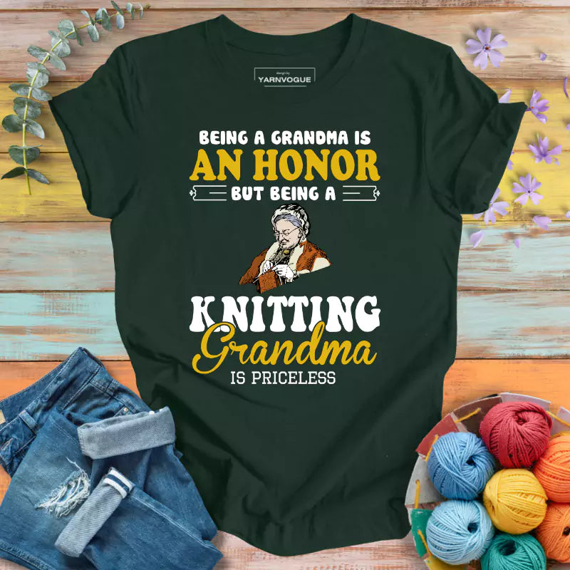 Knitting Grandma T-shirt