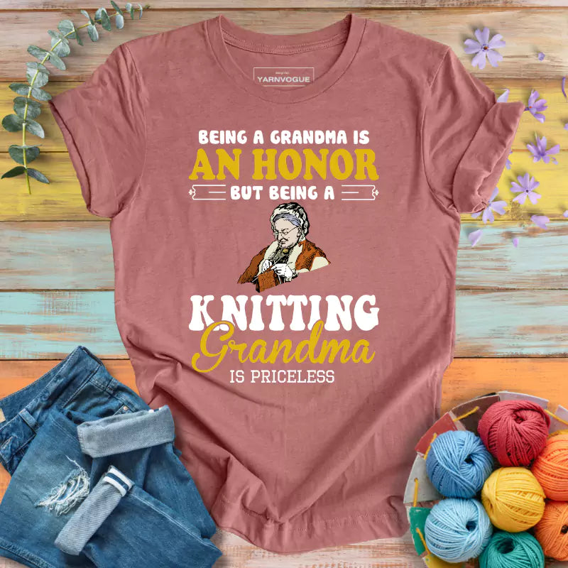 Knitting Grandma T-shirt