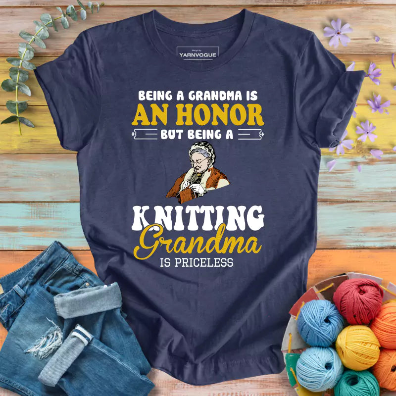 Knitting Grandma T-shirt