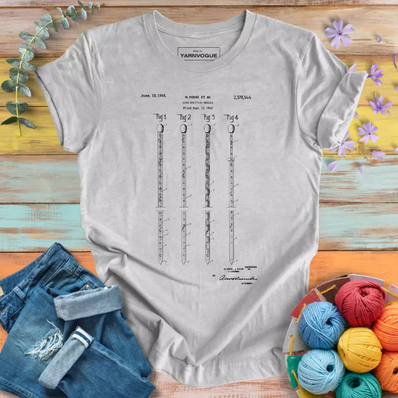 Knitting Needles T-shirt