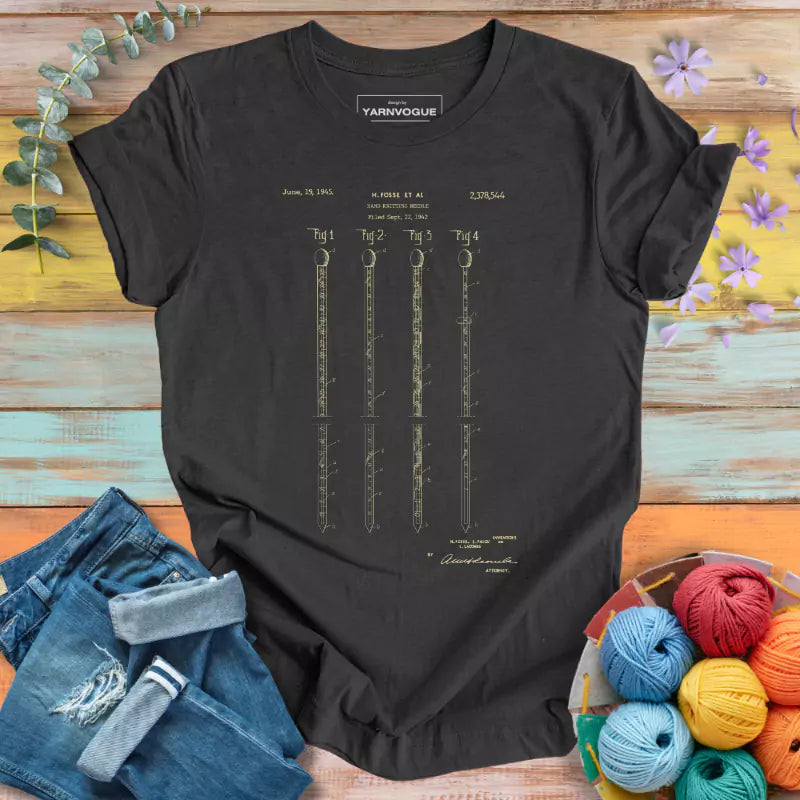 Knitting Needles T-shirt