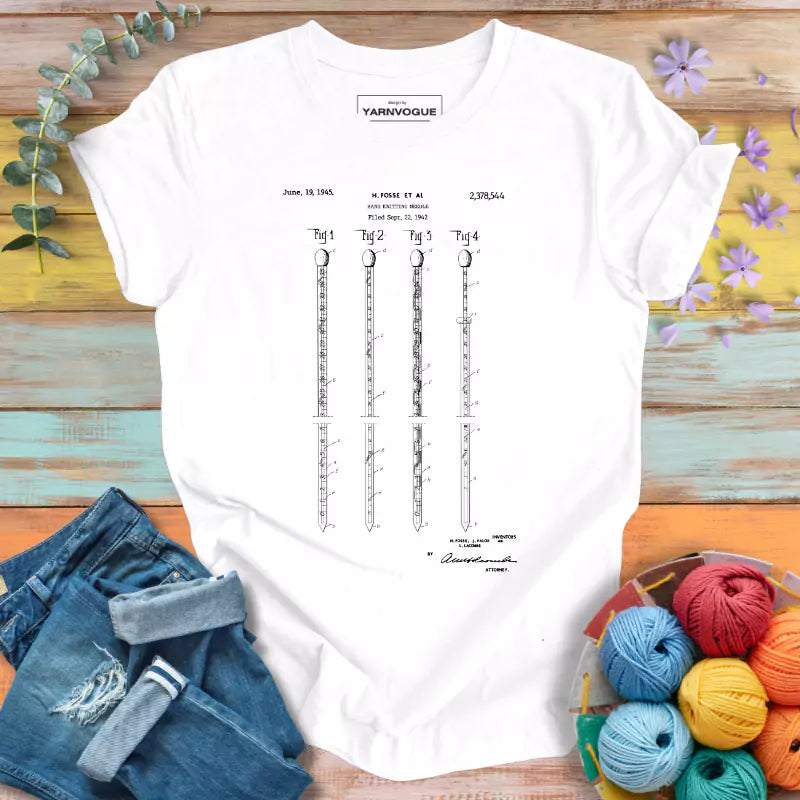 Knitting Needles T-shirt