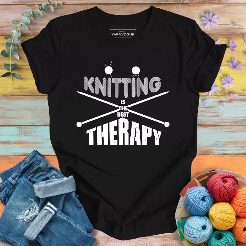 Knitting Therapy T-shirt