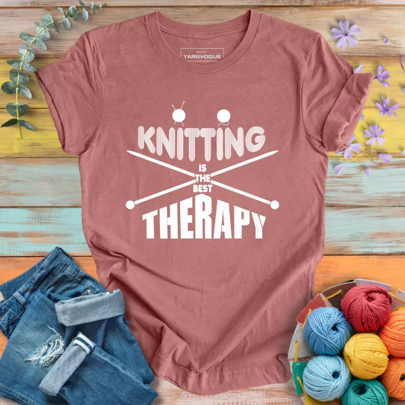 Knitting Therapy T-shirt