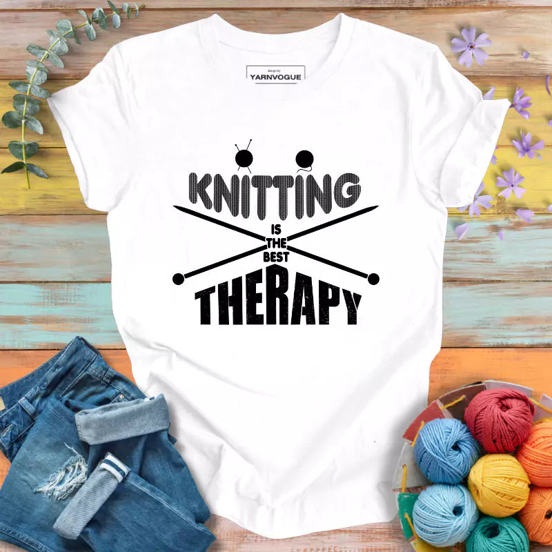 Knitting Therapy T-shirt