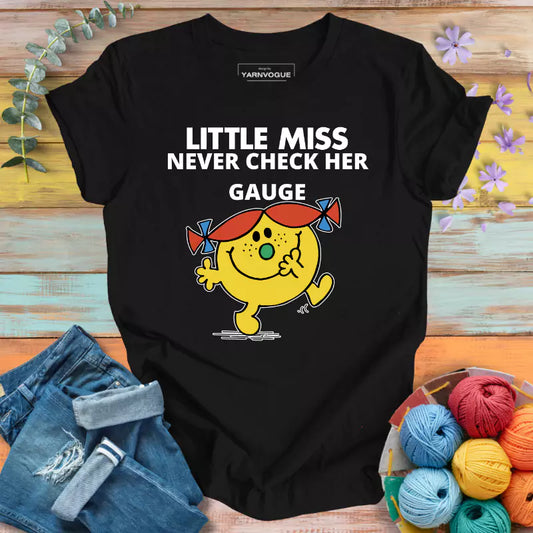 Miss No Gauge Check T-Shirt