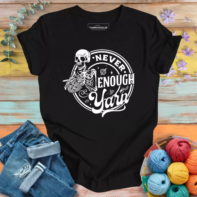 Yarn Hoarder Skeleton T-shirt