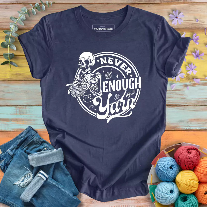 Yarn Hoarder Skeleton T-shirt