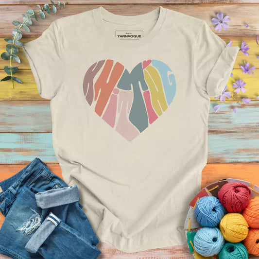 Peace Love Knitting T-shirt