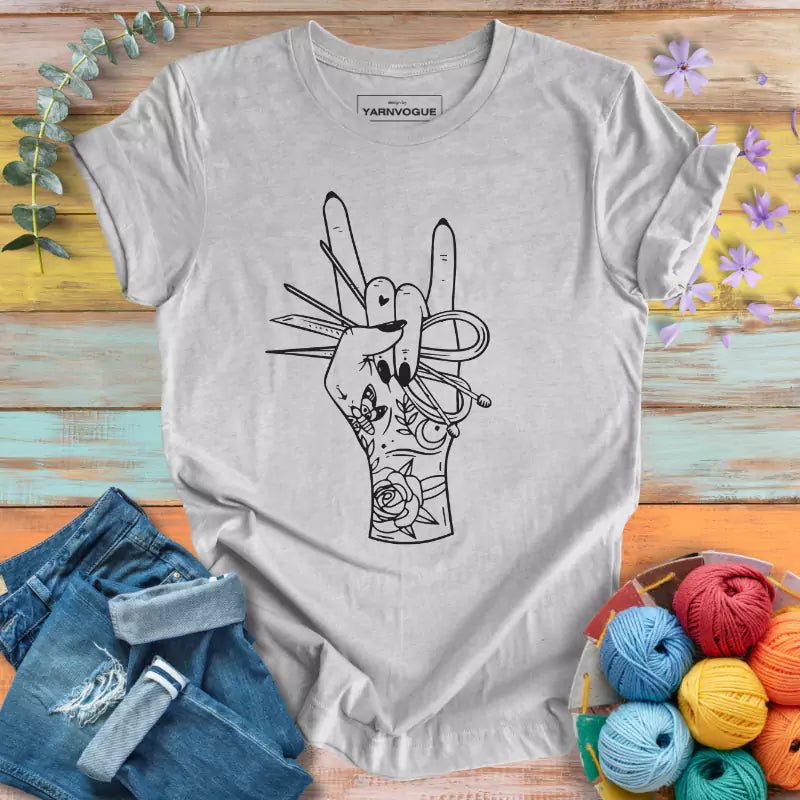 Rock & Knitting T-shirt