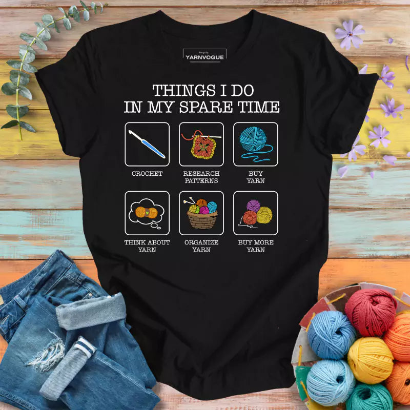 Spare Time Hobbies T-shirt