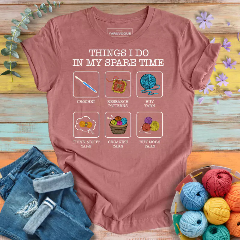 Spare Time Hobbies T-shirt