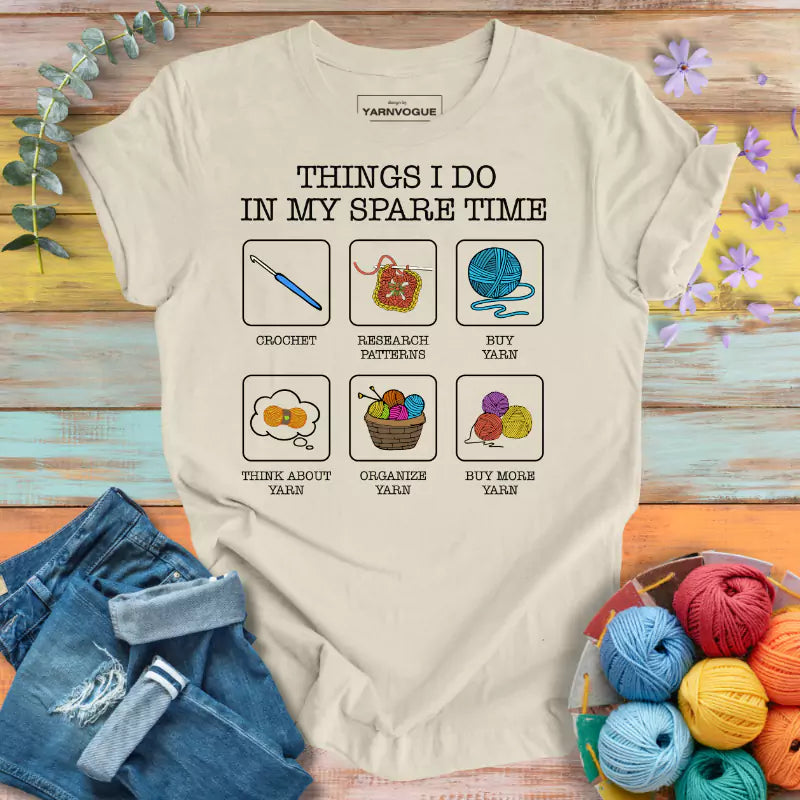 Spare Time Hobbies T-shirt