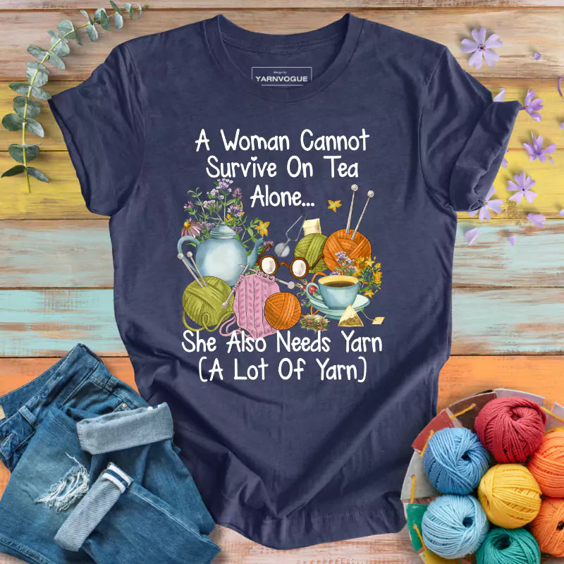 Tea & Yarn Lover T-shirt