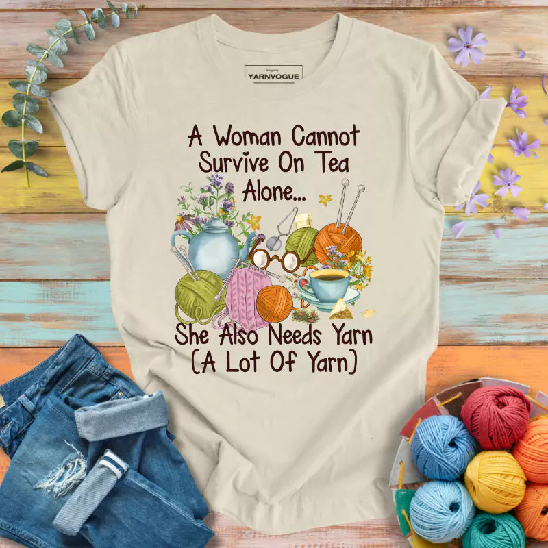 Tea & Yarn Lover T-shirt