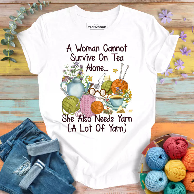 Tea & Yarn Lover T-shirt