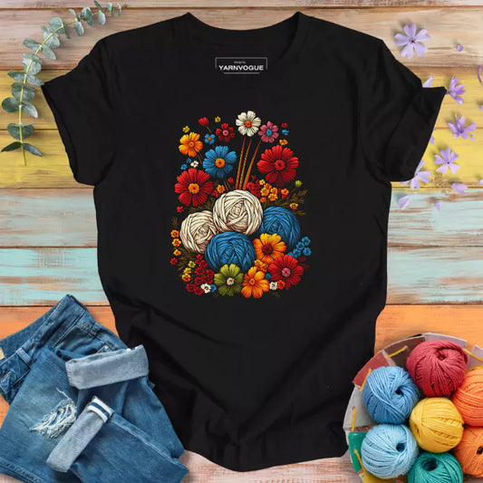 Yarn Flower T-shirt