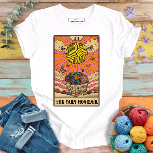 Yarn Hoarder Tarot T-shirt