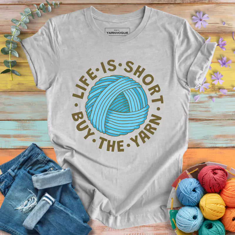 Yarn Lover's Motto T-shirt