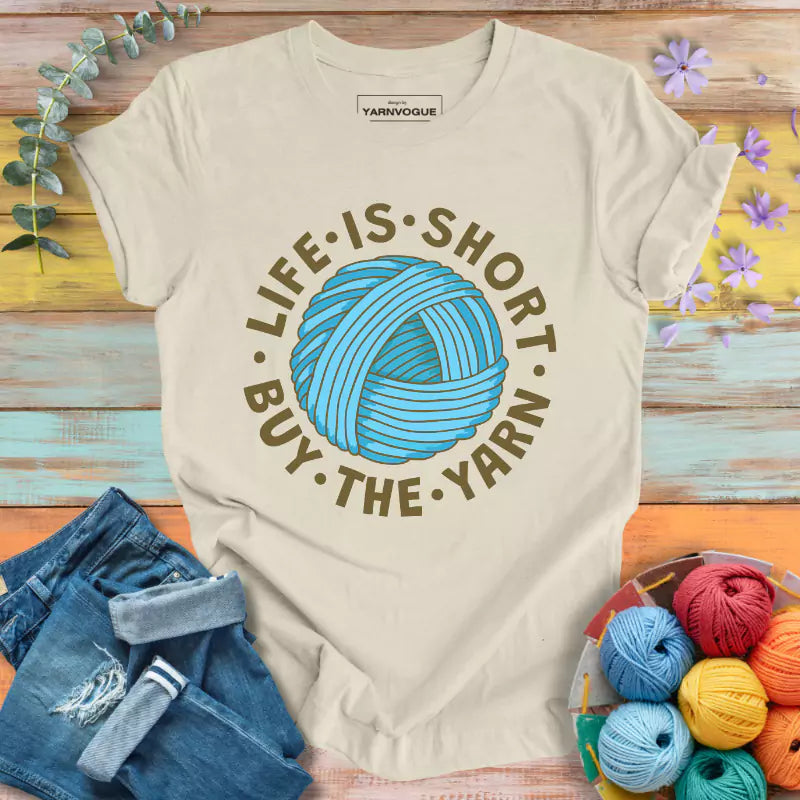 Yarn Lover's Motto T-shirt