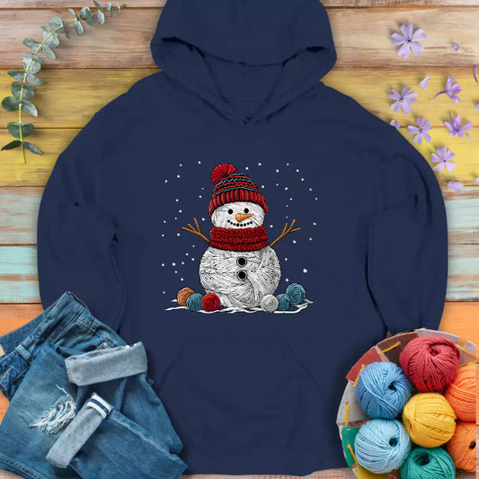 Yarn Snowman Hoodie