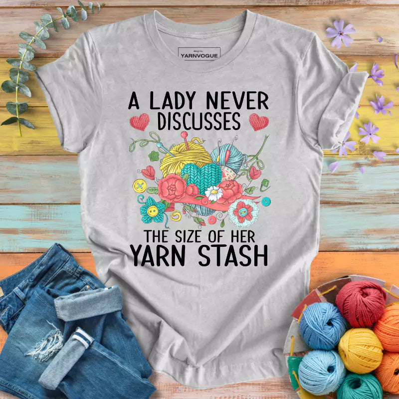 Yarn Stash Size T-shirt