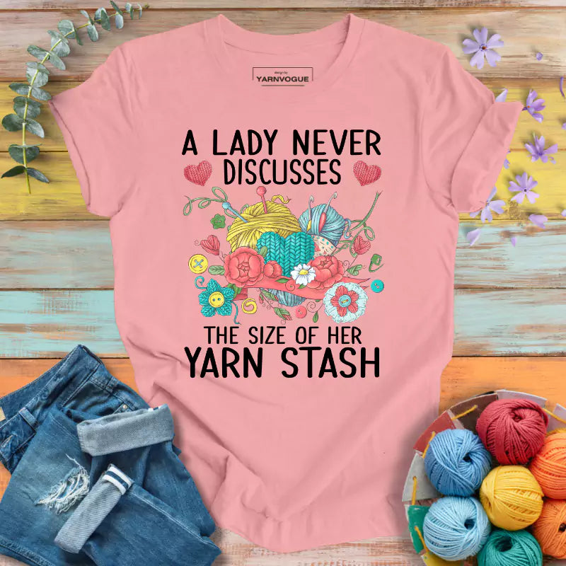 Yarn Stash Size T-shirt