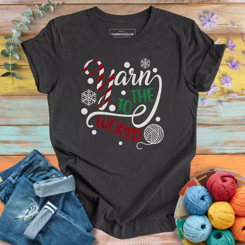 Yarn To The World T-shirt