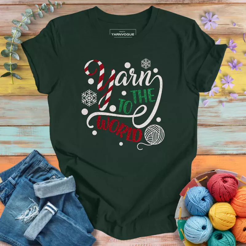 Yarn To The World T-shirt