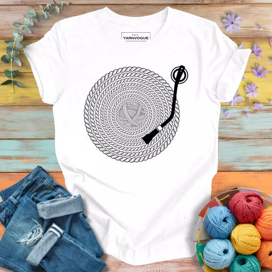 Yarn Vinyl Disc T-shirt